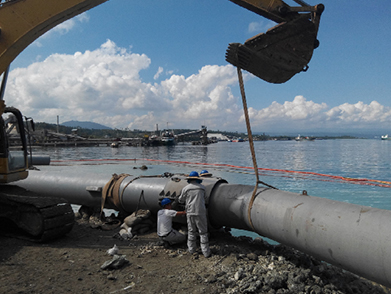 菲律宾海上取排水管线项目（2017-2018年--江苏电建）