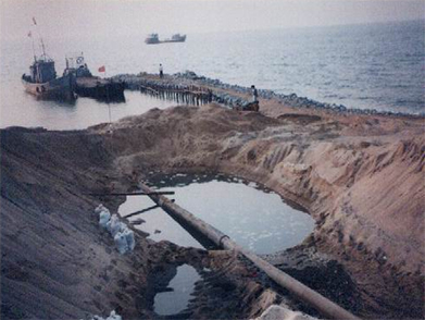 中海油渤南海底管线登陆安装项目（2005年）
