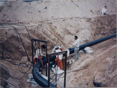 中海油渤南海底管线登陆安装项目（2005年）